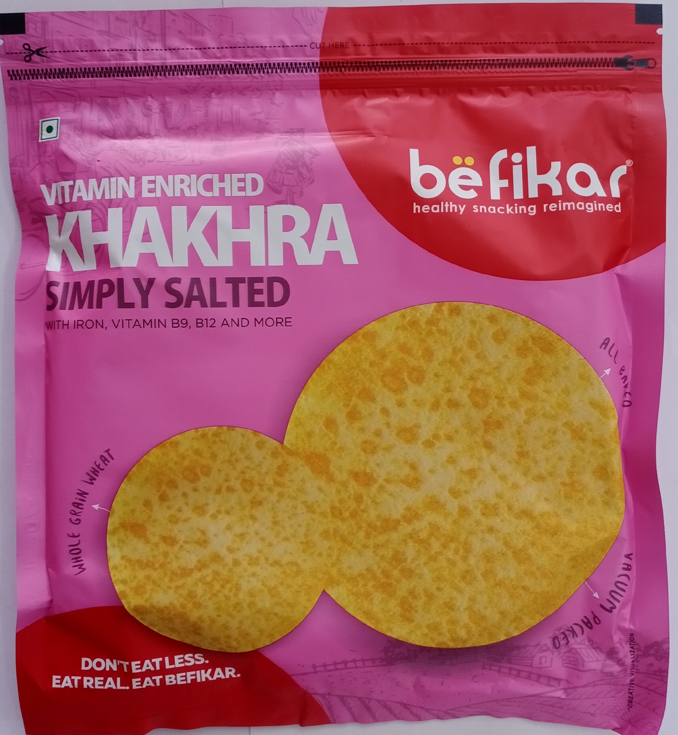 Befikar khakhra simply salted