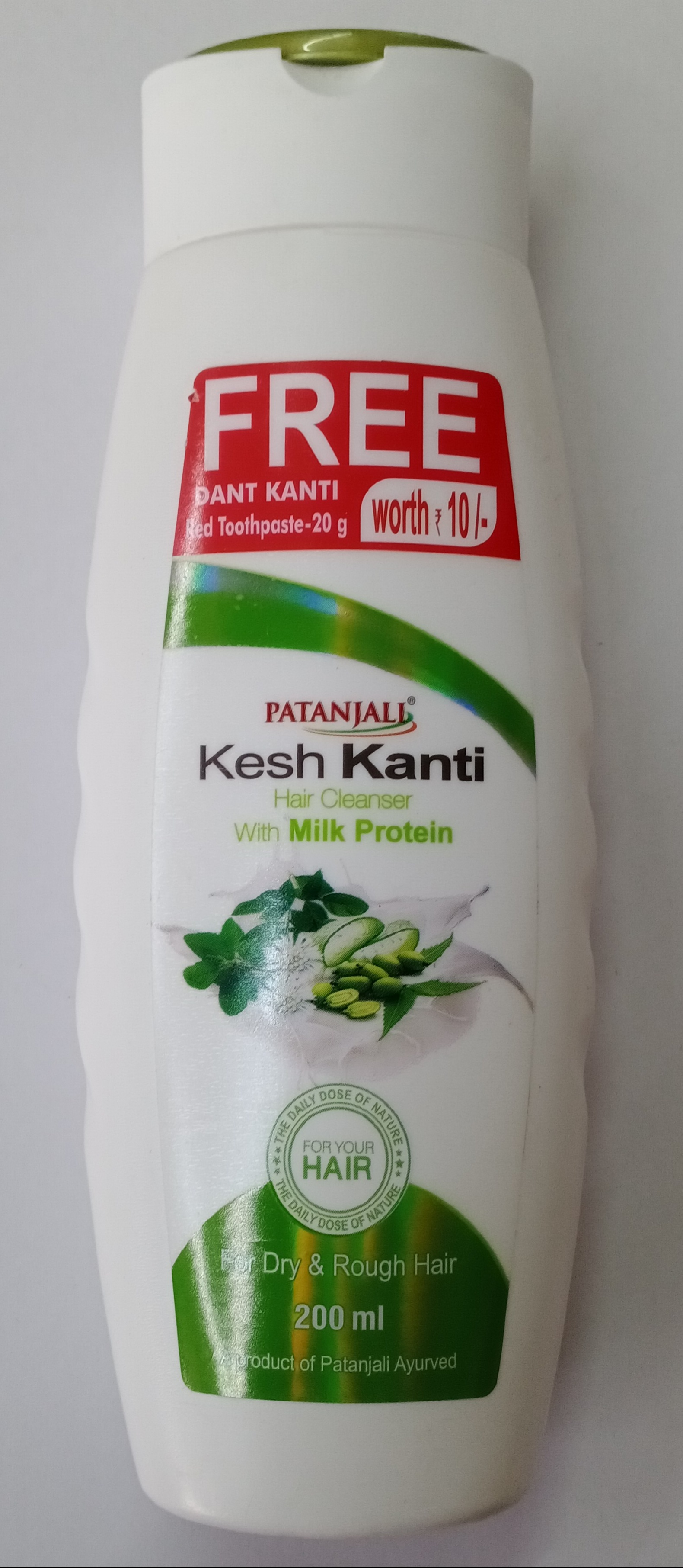 Patanjali Kesh Kanti Hair Cleanser milk protein